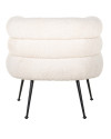 Кресло Amelia White faux Sheep (арт.S4520) Richmond