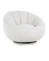 Обертове крісло Kendall White boucle (арт.S4538) Richmond
