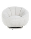 Обертове крісло Kendall White boucle (арт.S4538) Richmond