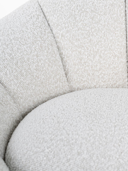 Обертове крісло Kendall White boucle (арт.S4538) Richmond