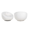 Обертове крісло Kendall White furry (арт.S4538) Richmond