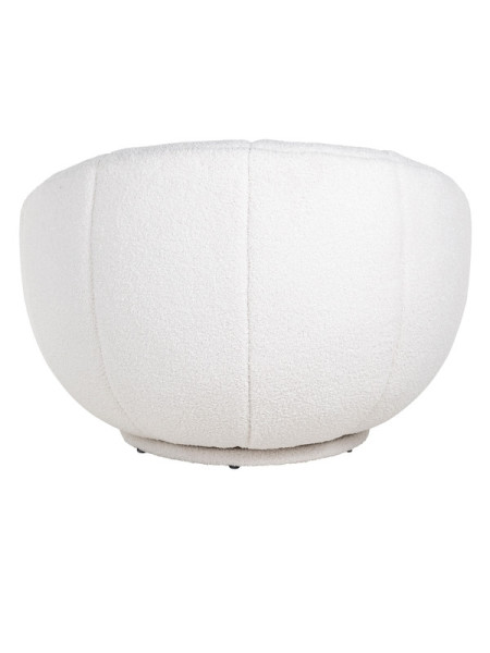 Обертове крісло Kendall White furry (арт.S4538) Richmond