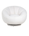 Обертове крісло Kendall White furry (арт.S4538) Richmond