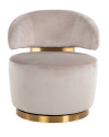 Обертове крісло Maxime Khaki velvet (арт.S4546) Richmond