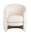 Easy Chair Fenna White chenille (арт.S4551) Richmond