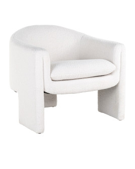 Крісло Charmaine White furry (арт.S4552)