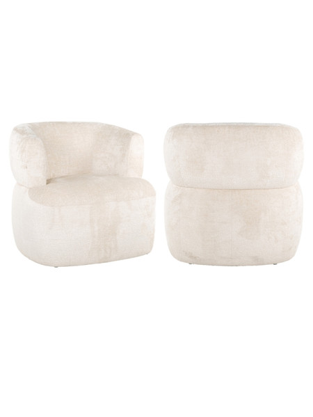 Крісло Donna White chenille (арт.S4557) Richmond