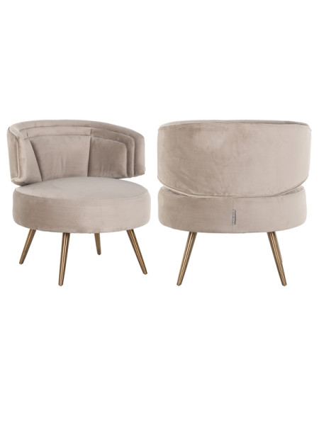 Easy Chair Hazel Khaki velvet (арт.S4559) Richmond