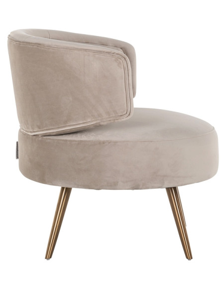 Easy Chair Hazel Khaki velvet (арт.S4559) Richmond