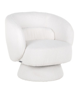 Вращающееся кресло Senna White furry (арт.S4565)