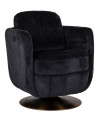 Обертове крісло Turner black chenille (арт.S4576) Richmond