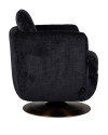 Обертове крісло Turner black chenille (арт.S4576) Richmond