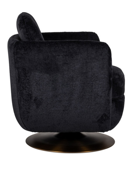 Обертове крісло Turner black chenille (арт.S4576) Richmond