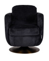 Обертове крісло Turner black chenille (арт.S4576) Richmond
