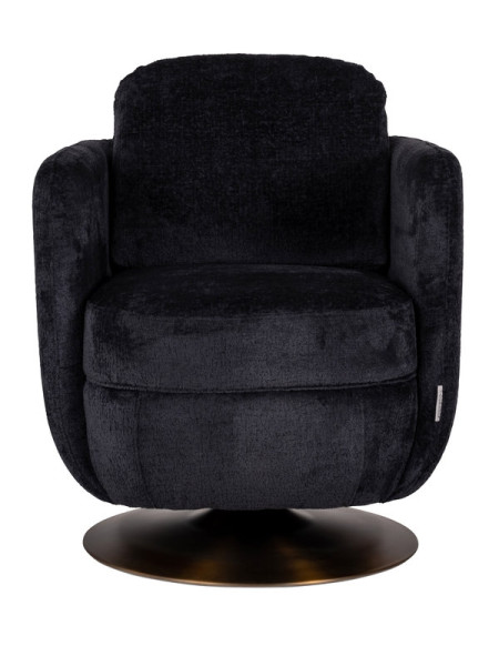 Обертове крісло Turner black chenille (арт.S4576) Richmond