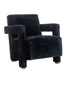 Easy Chair Devanto Black chenille (арт.S4577) Richmond