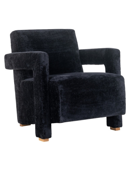 Easy Chair Devanto Black chenille (арт.S4577) Richmond
