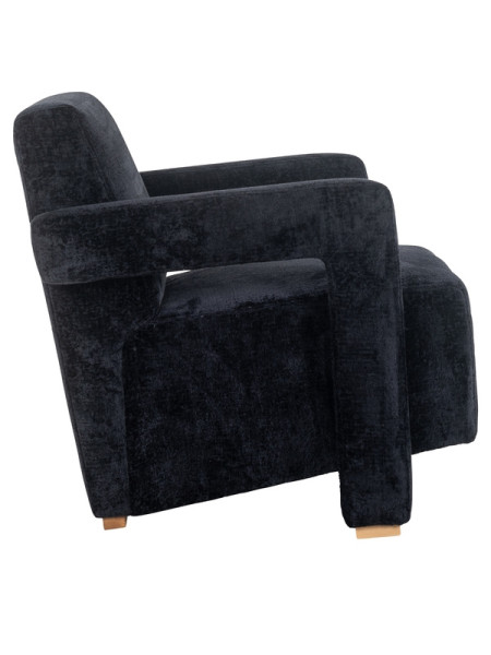 Easy Chair Devanto Black chenille (арт.S4577) Richmond