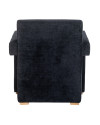 Easy Chair Devanto Black chenille (арт.S4577) Richmond