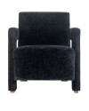 Easy Chair Devanto Black chenille (арт.S4577) Richmond