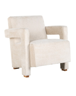 Кресло Devanto white chenille (арт.S4577)