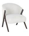 Кресло Mia White boucle (арт.S4591) Richmond