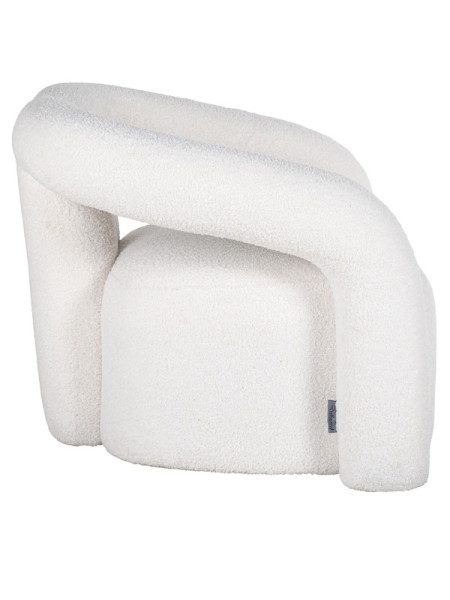 Easy Chair Dana white furry (арт.S4596) Richmond