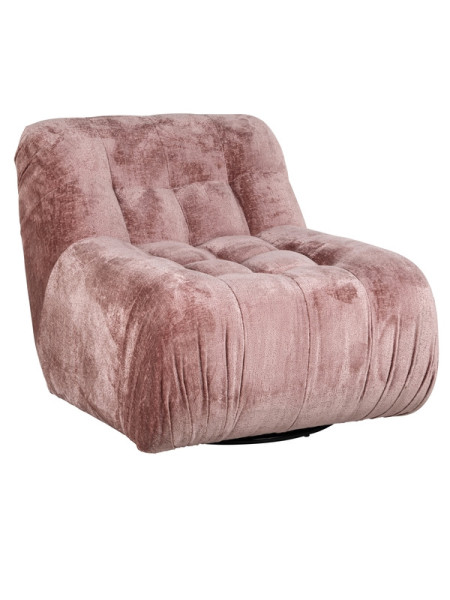 Вращающееся кресло Rosy rose chenille (арт.S4597) Richmond