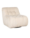 Вращающееся кресло Rosy white chenille (арт.S4597) Richmond