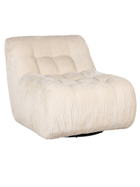 Вращающееся кресло Rosy white chenille (арт.S4597) Richmond