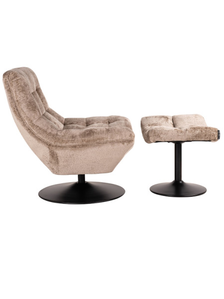 Swivel chair Sydney taupe chenille (арт.S4702) Richmond