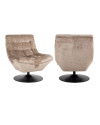 Swivel chair Sydney taupe chenille (арт.S4702) Richmond