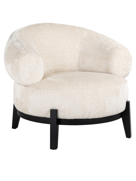 Easy Chair Montana white chenille (арт.S4704) Richmond
