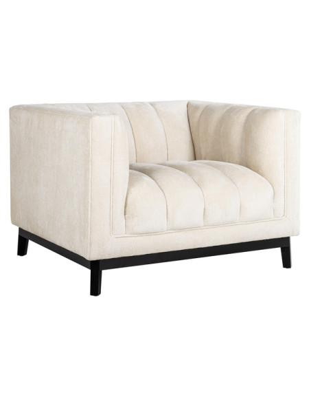 Кресло Beaudy white chenille (арт.S5140) Richmond