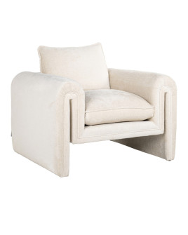 Кресло Sandro white chenille (арт.S5144)