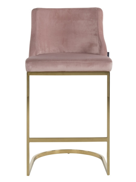 Bar Stool Bolton pink velvet (арт.S4460) Richmond