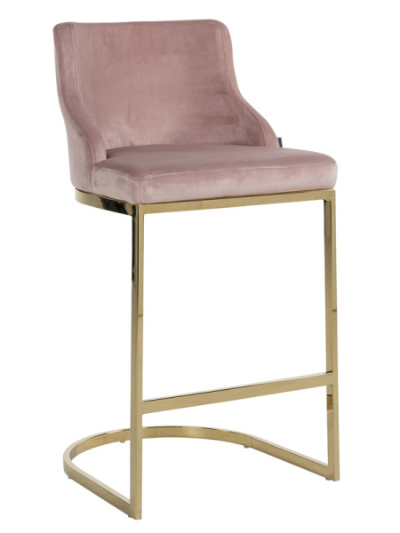 Bar Stool Bolton pink velvet (арт.S4460) Richmond