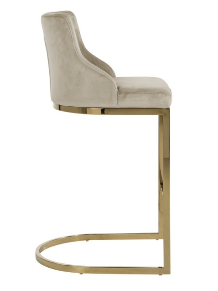 Bar Stool Bolton khaki velvet (арт.S4460) Richmond