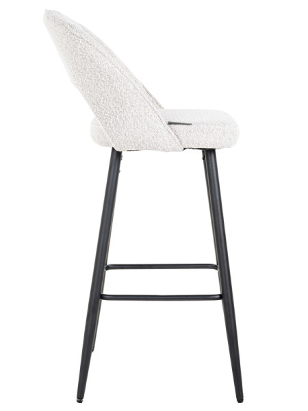 Барний стілець Luna white boucle (арт.S4518) Richmond