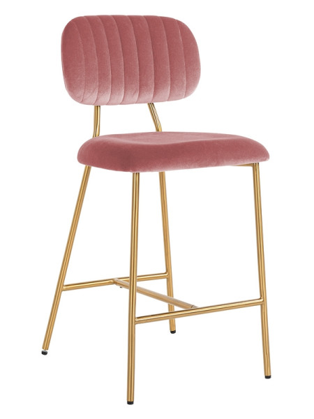 Counter Stool Xenia blush velvet (арт.S4522) Richmond