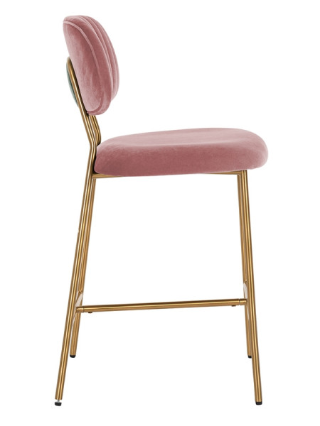 Counter Stool Xenia blush velvet (арт.S4522) Richmond