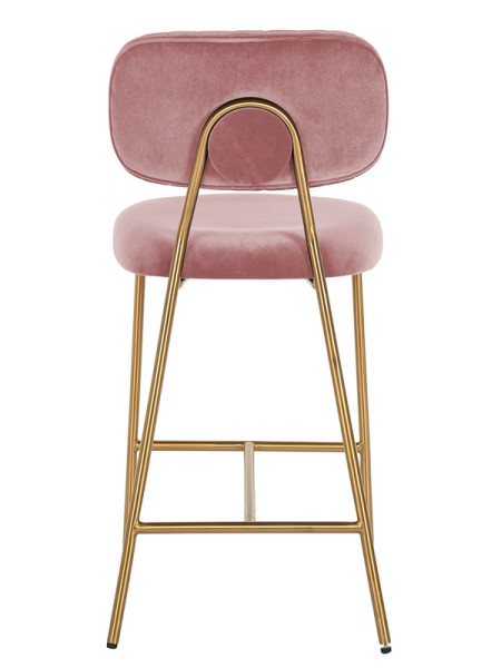 Counter Stool Xenia blush velvet (арт.S4522) Richmond