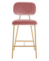 Counter Stool Xenia blush velvet (арт.S4522) Richmond
