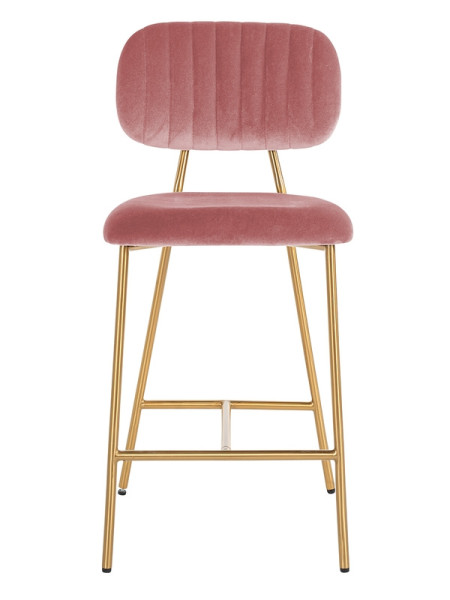 Counter Stool Xenia blush velvet (арт.S4522) Richmond