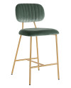 Counter Stool Xenia jade velvet (арт.S4522) Richmond