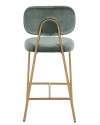 Counter Stool Xenia jade velvet (арт.S4522) Richmond