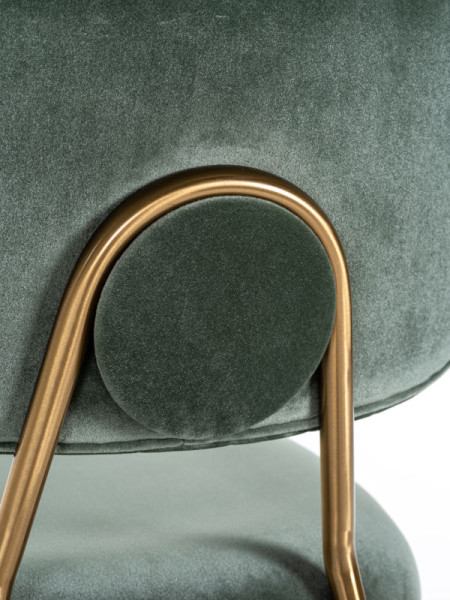 Counter Stool Xenia jade velvet (арт.S4522) Richmond
