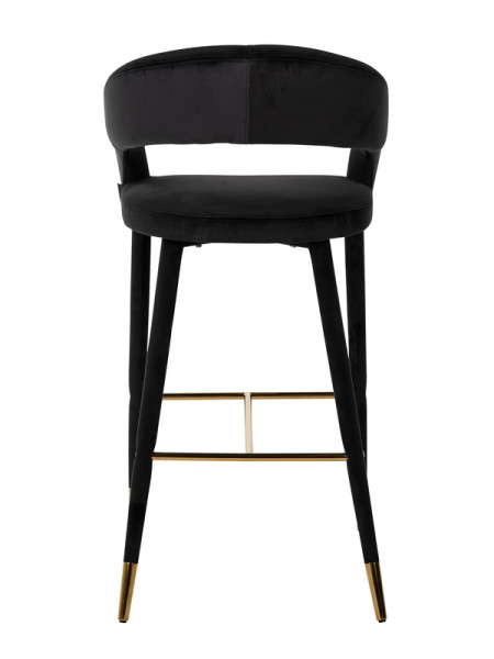 Bar Stool Gia antraciet velvet (арт.S4535) Richmond