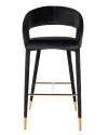 Bar Stool Gia antraciet velvet (арт.S4535) Richmond