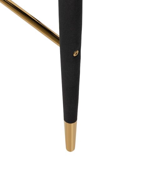 Bar Stool Gia antraciet velvet (арт.S4535) Richmond